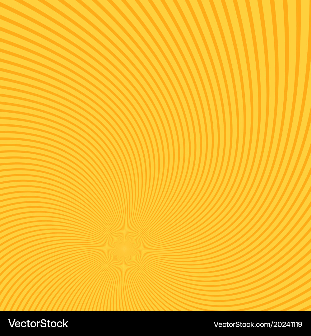 Spiral background from twisting rays vector image