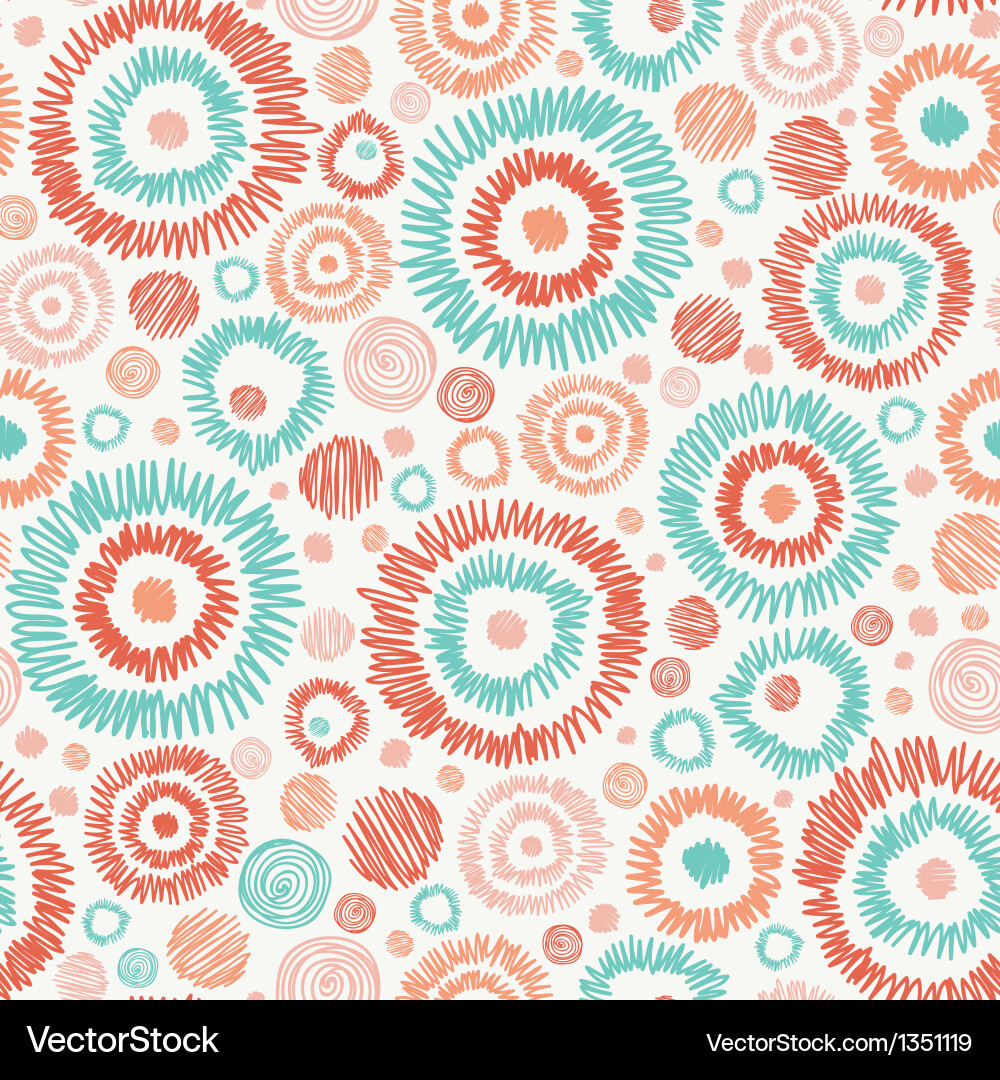Textured Circle Pattern vector image