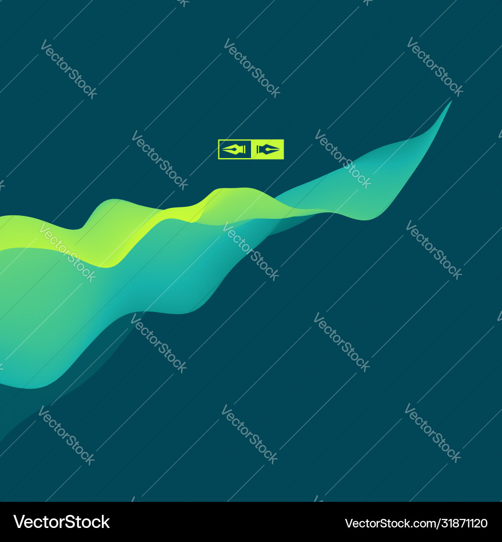 3d wavy background dynamic effect abstract 3d wavy background dynamic effect abstract vector image