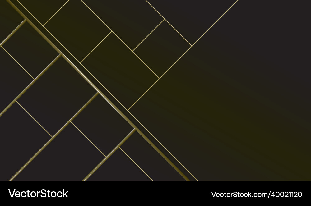 Abstract dark background combination with line gol Abstract dark background combination with line gol vector image