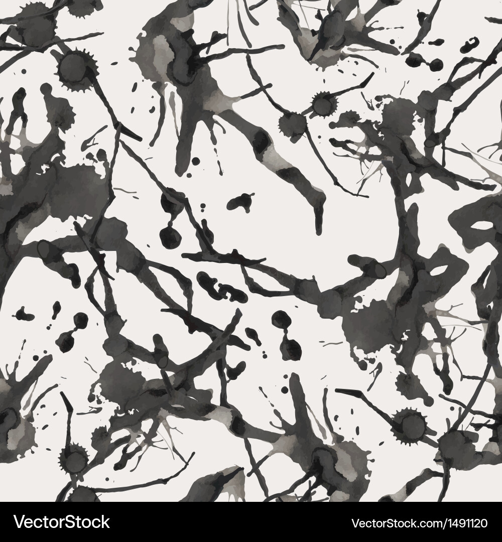 Dark Splatter Abstract Background vector image