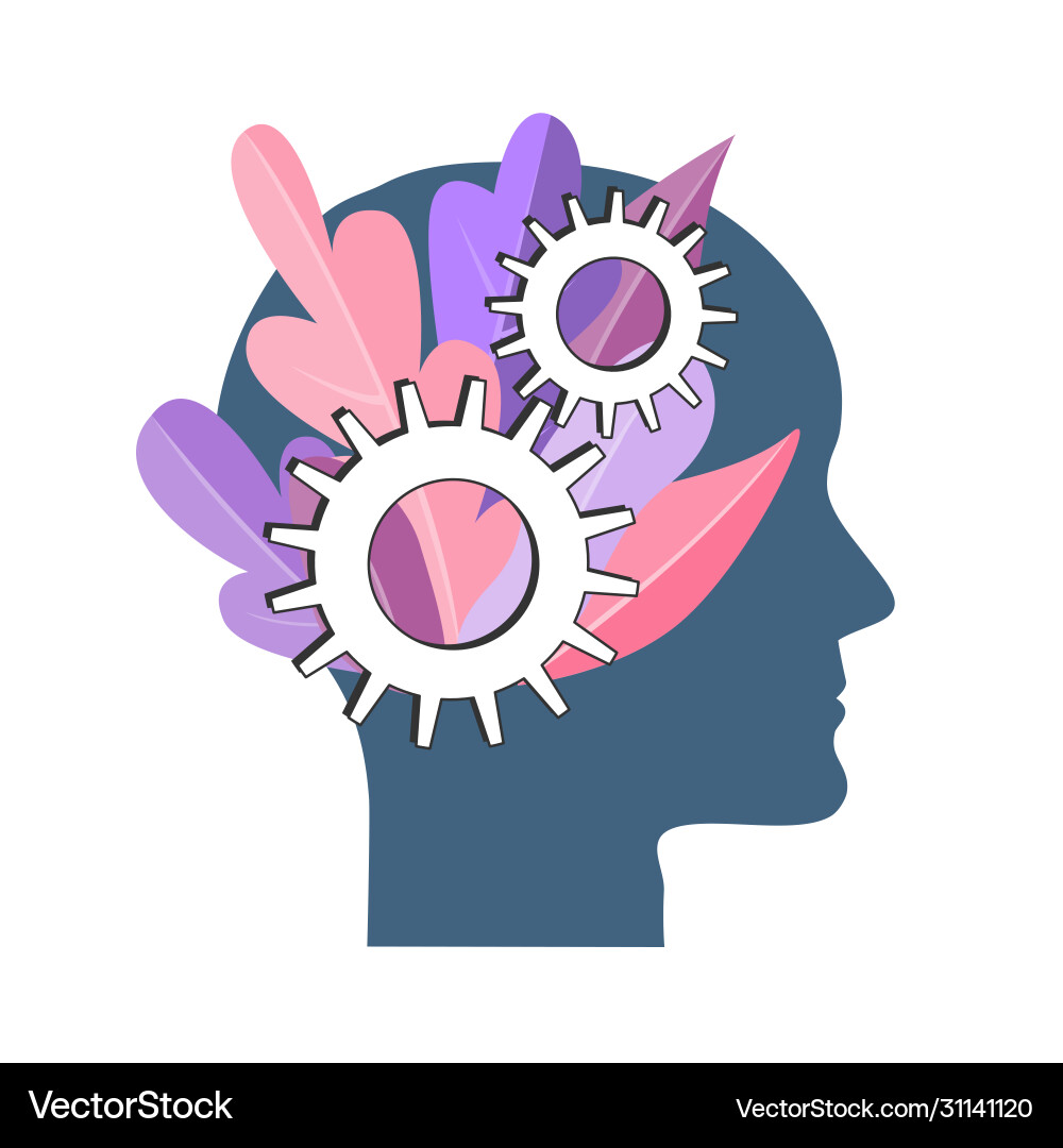 Personal development concept nlp symbol Personal development concept nlp symbol vector image
