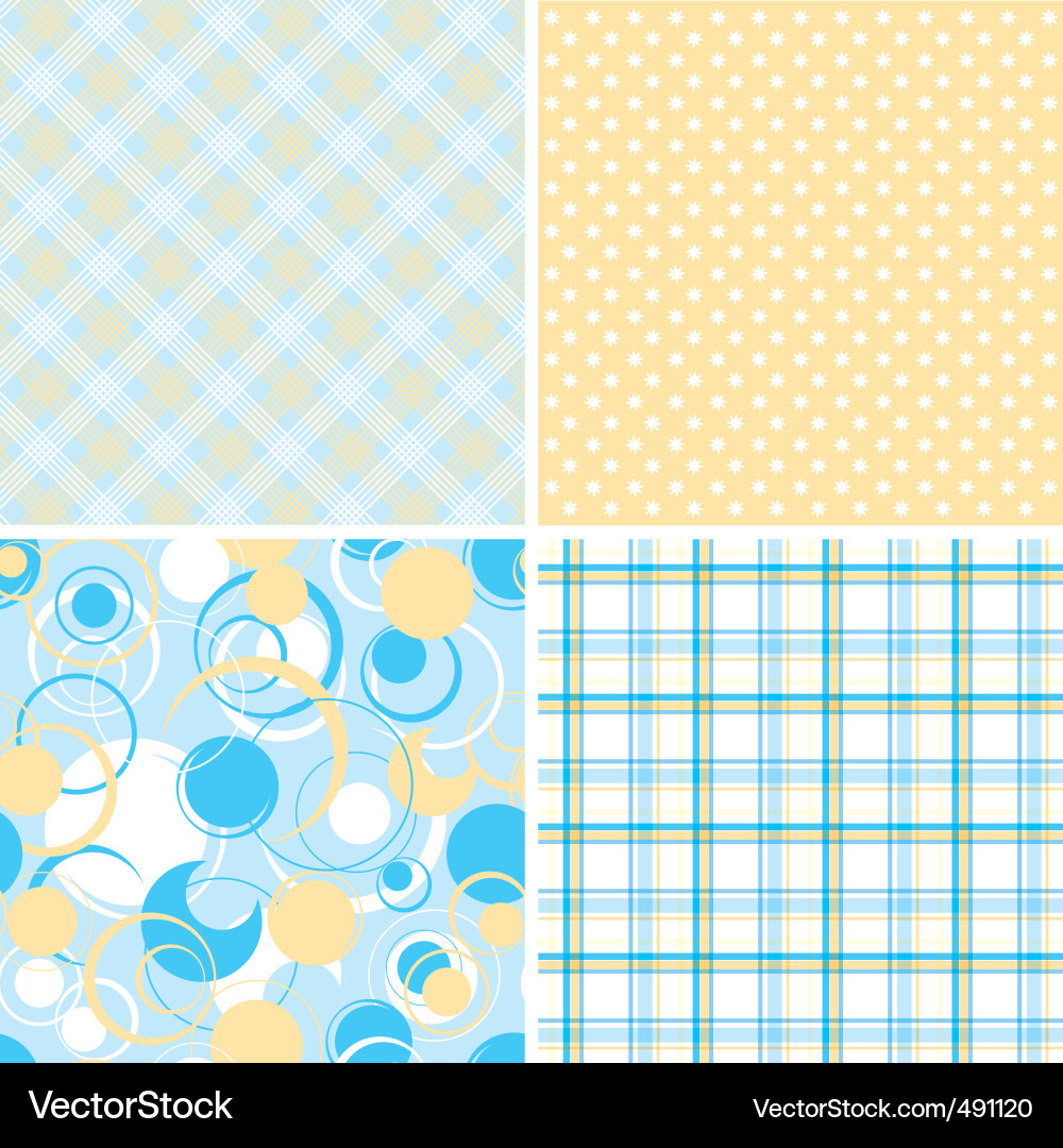 Scrapbook Patterns - Decorative Elements vector image