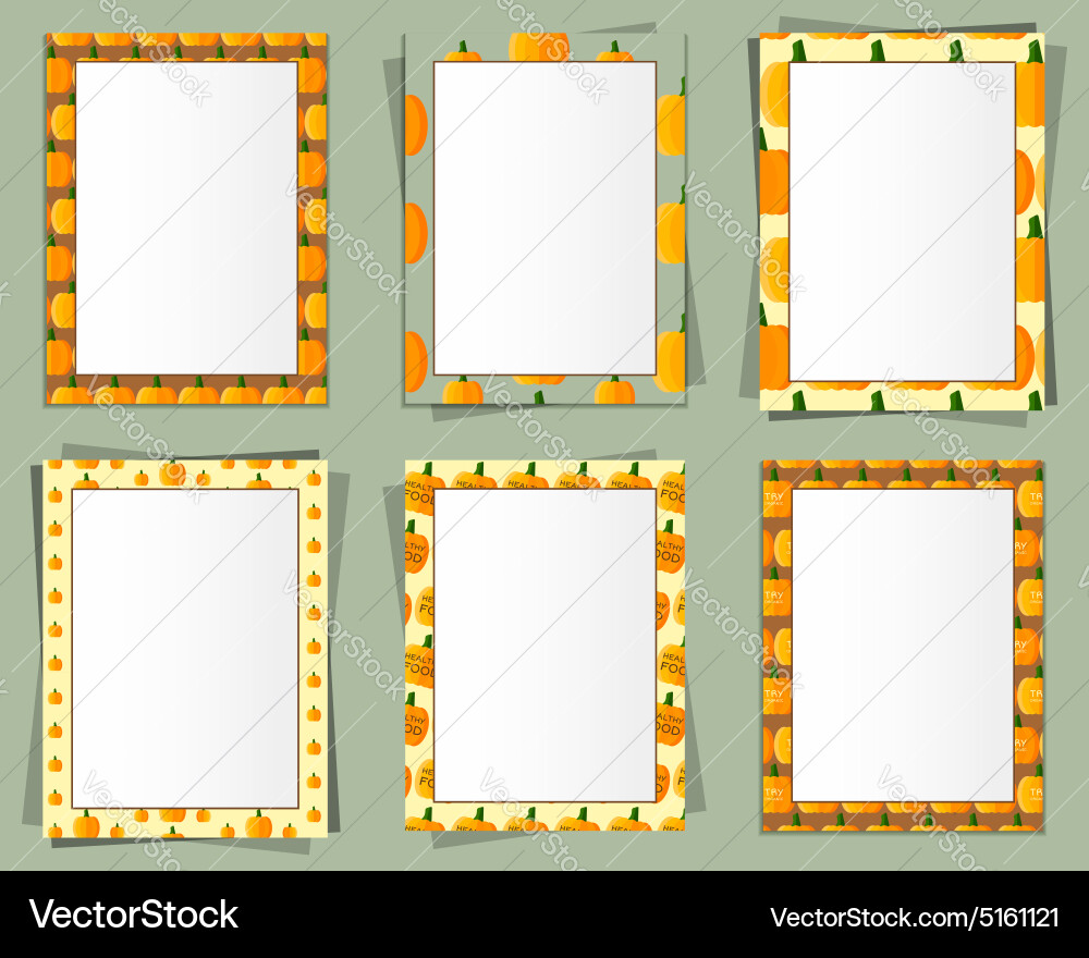 A4 and a3 format paper design with text vector image