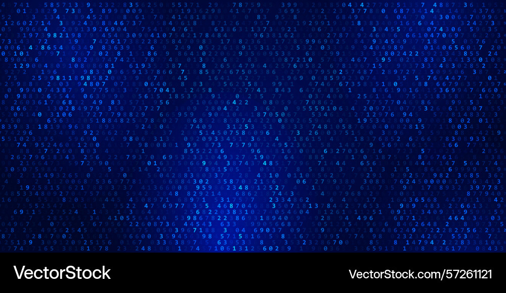 Abstraktes Banner mit binären Zahlen Design vektorbild