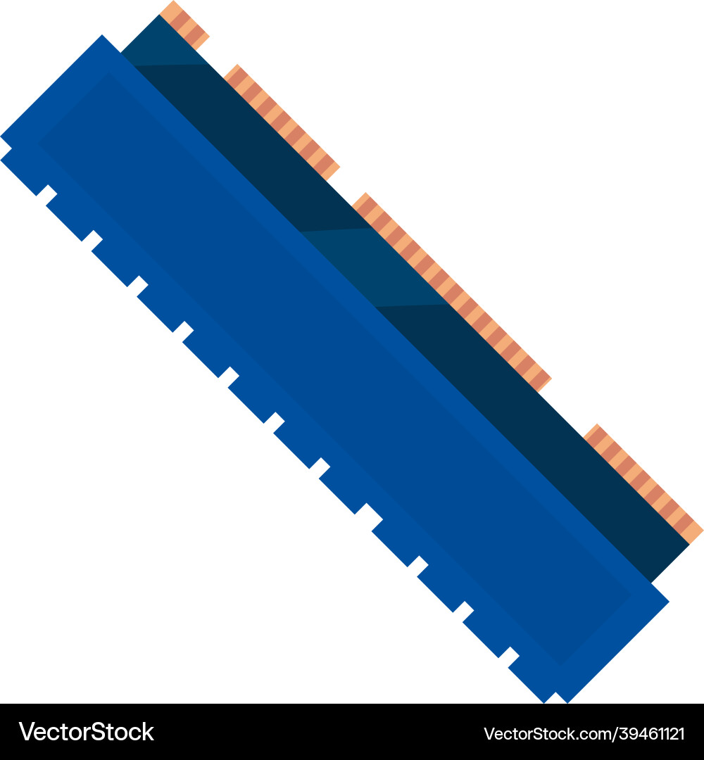 Computer memory icon vector image