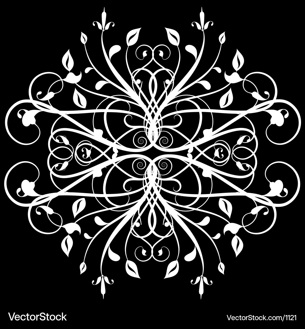 Elegant Swirl Background Vector Image