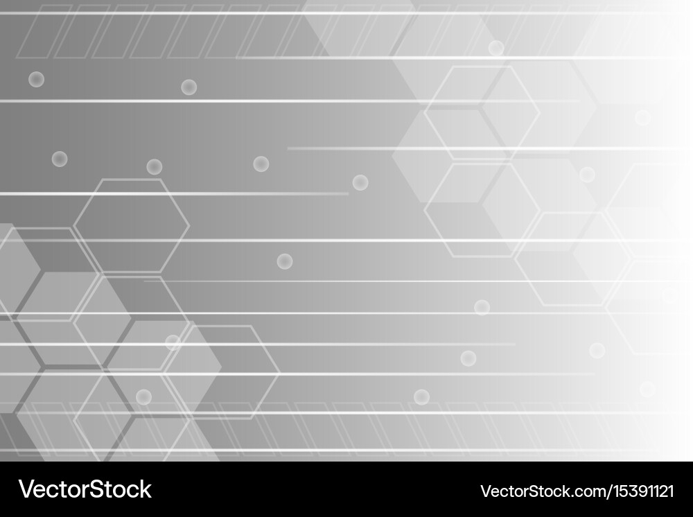 Geometric Hexagonal Background Vector Image