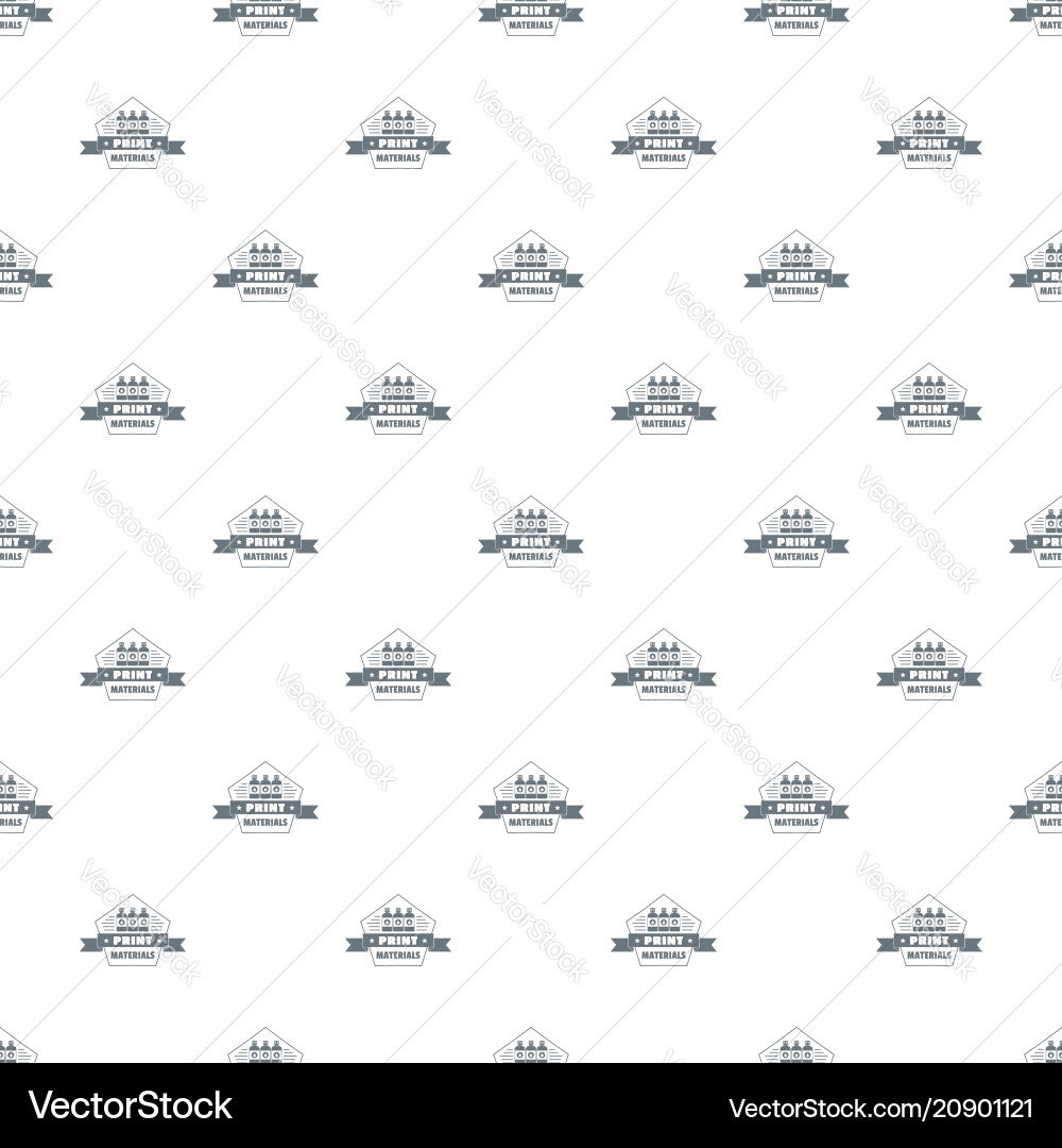 Print materials pattern seamless Vector Image