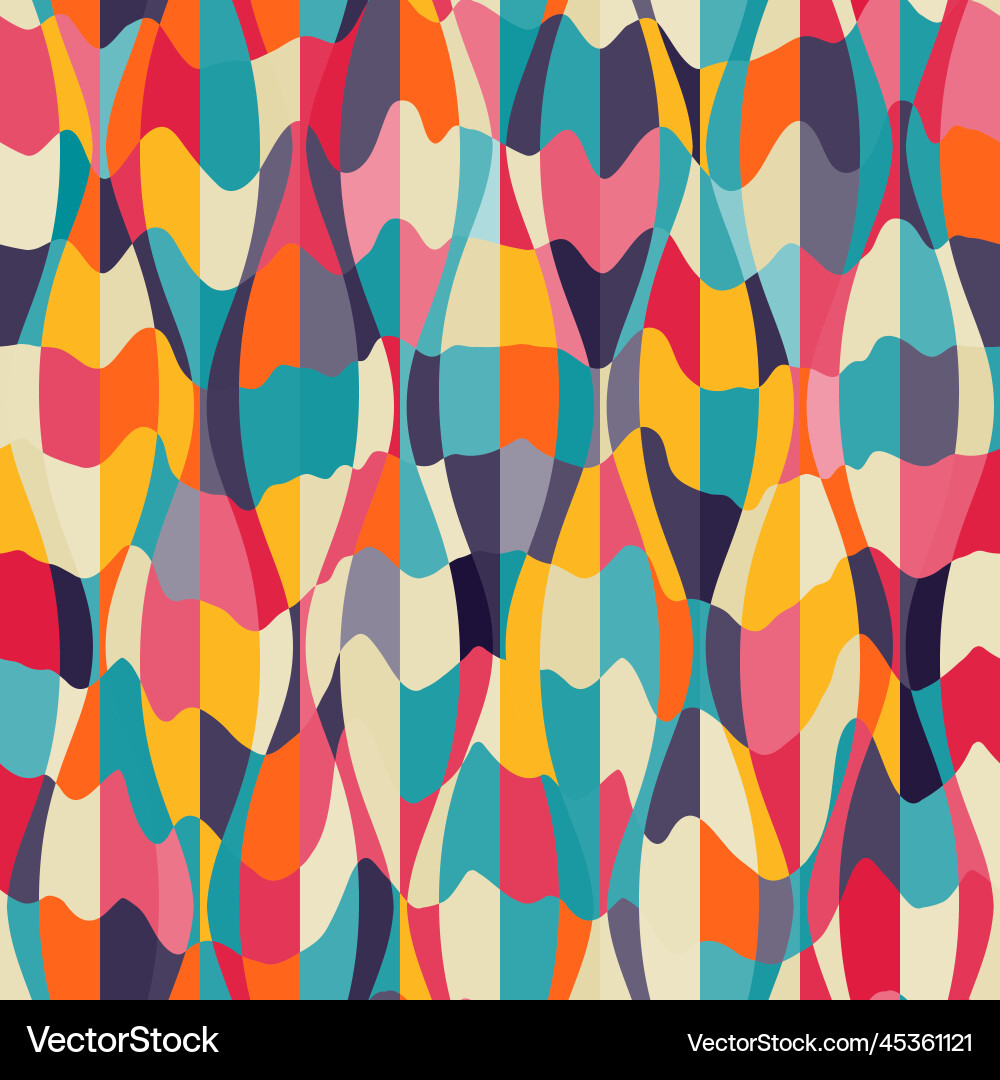 Retro Mosaic Pattern vector image
