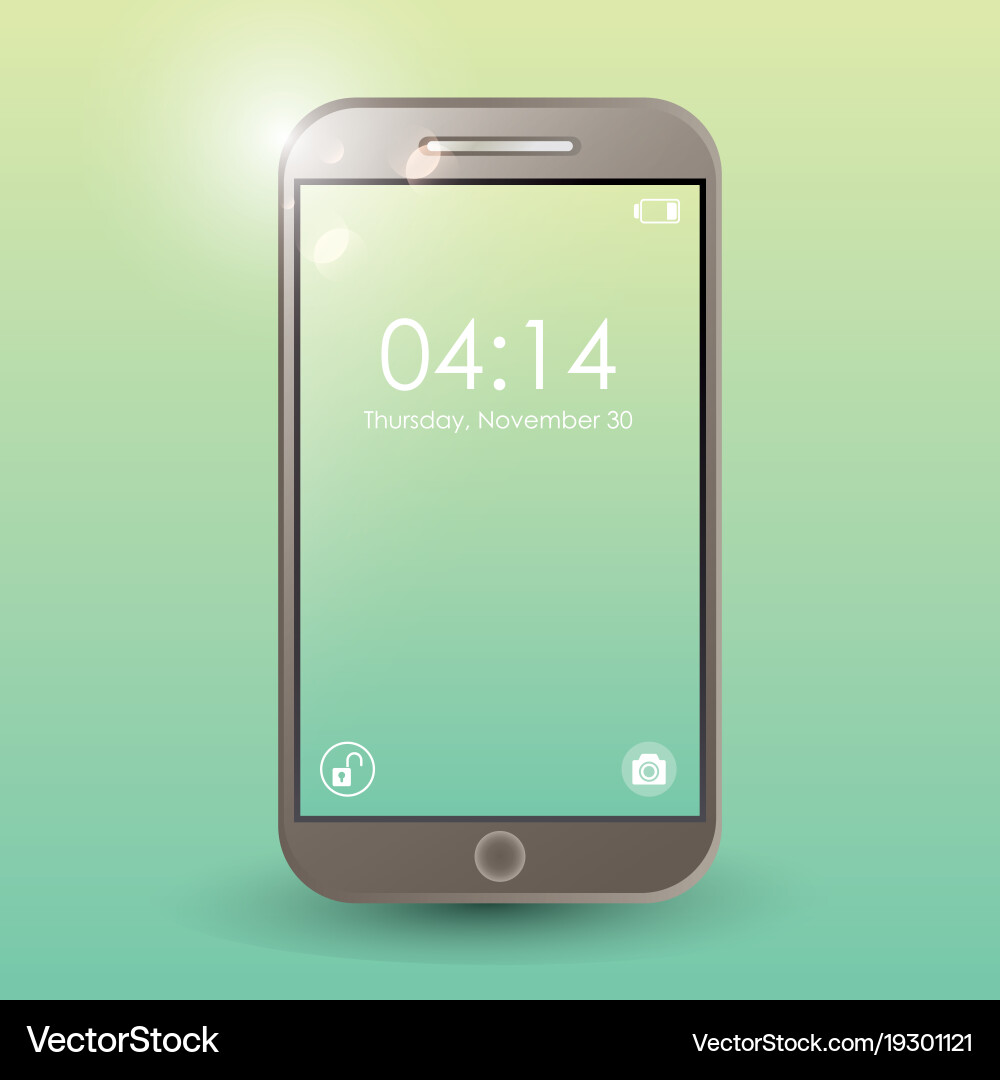 Smartphone mobile technology Royalty Free Vector Image