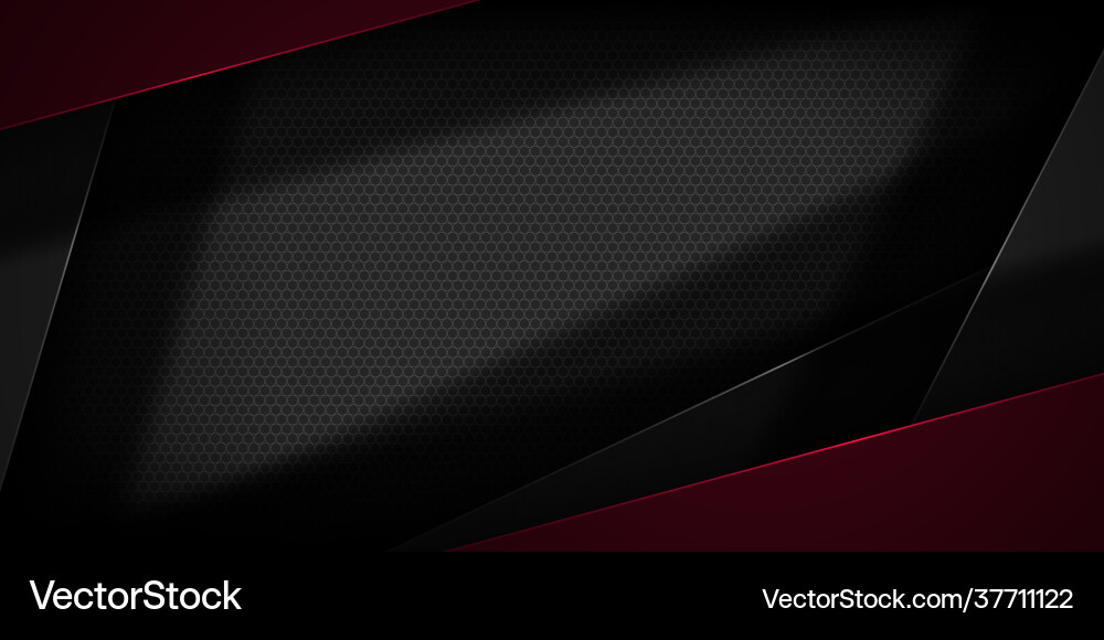 Black abstract background with overlapping Black abstract background with overlapping vector image