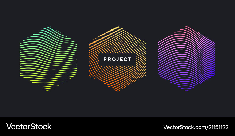 Dynamic Wave Background vector image