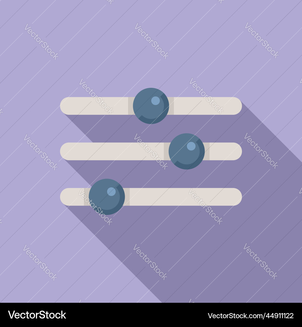 Interface buttons icon flat window frame vector image