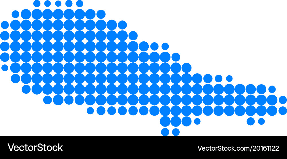 Map of pico Vector Image