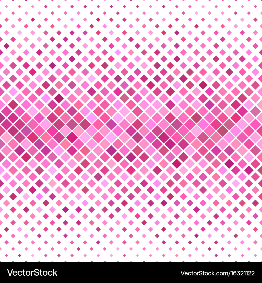 Pink Geometric Square Pattern Vector Image