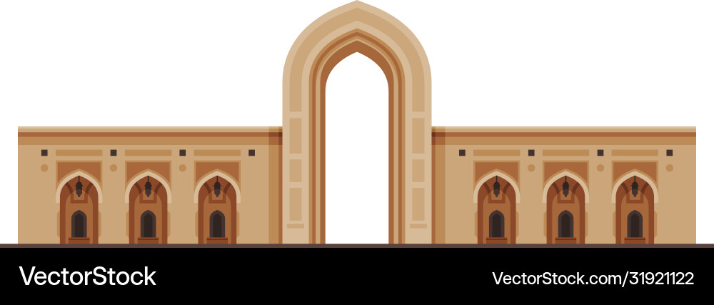 Royal opera house muscat city architecture Royal opera house muscat city architecture vector image