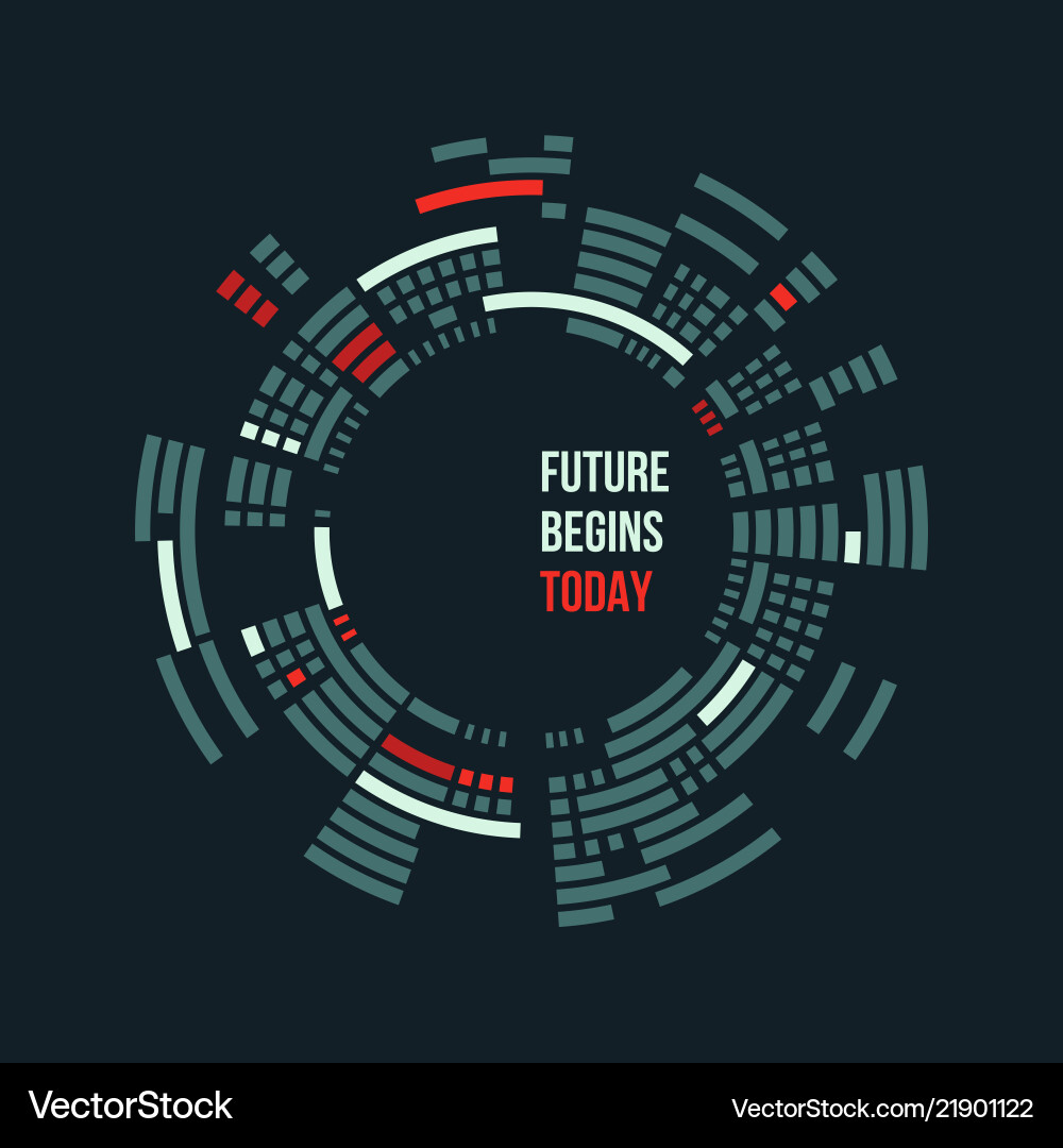 Tech Circuit Background vector image