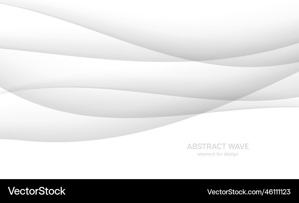 Abstract white background with smooth gray lines Abstract white background with smooth gray lines Vector Image