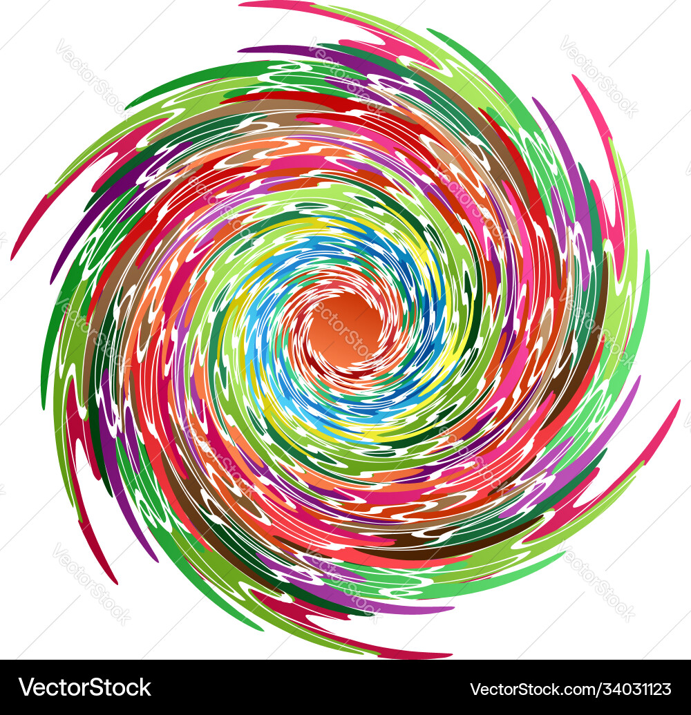 Colorful motifs abstract shapes circular pattern Colorful motifs abstract shapes circular pattern vector image