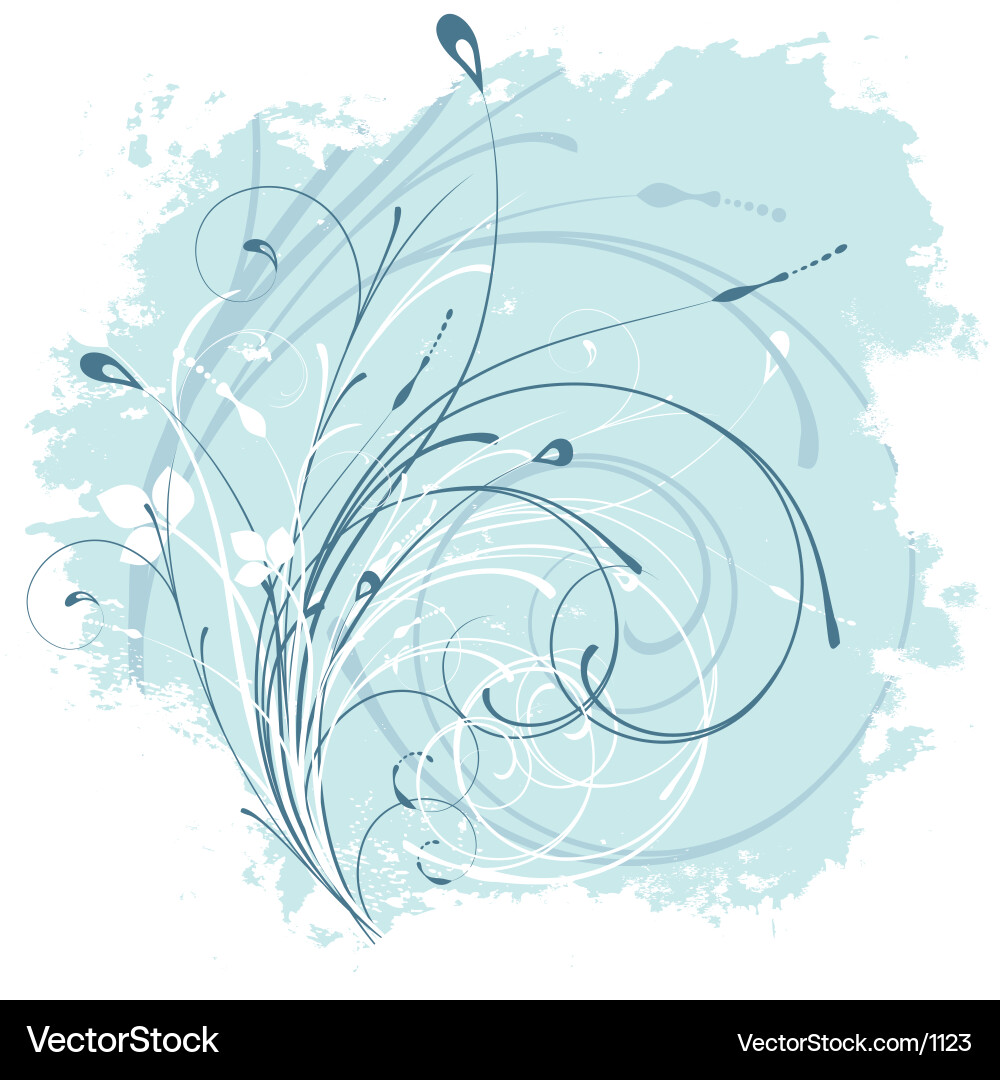 Elegant Swirl Background Vector Image