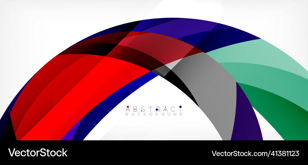Geometric abstract background circle created Vector Image