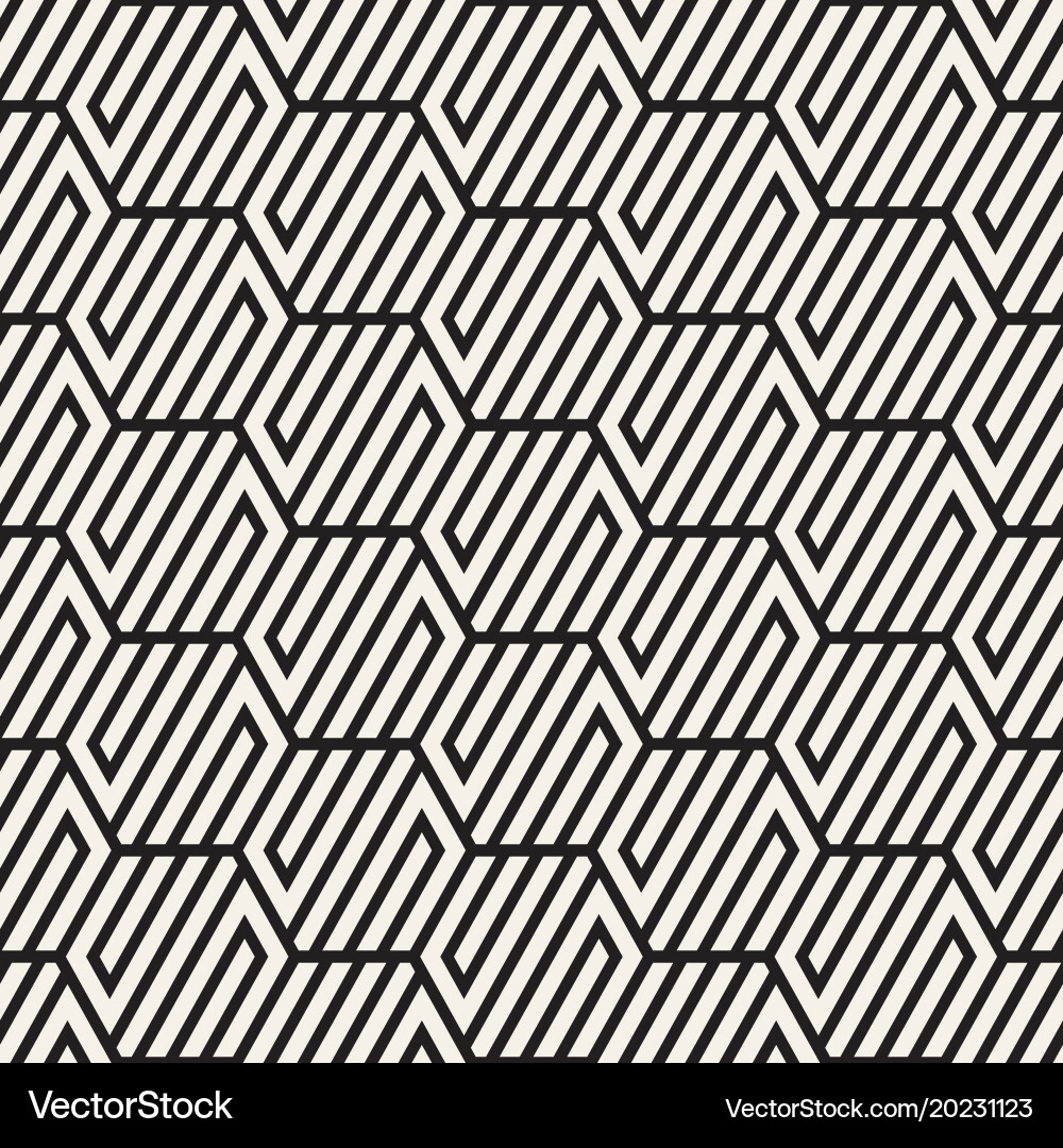 Modern Abstract Hexagon Pattern vector image