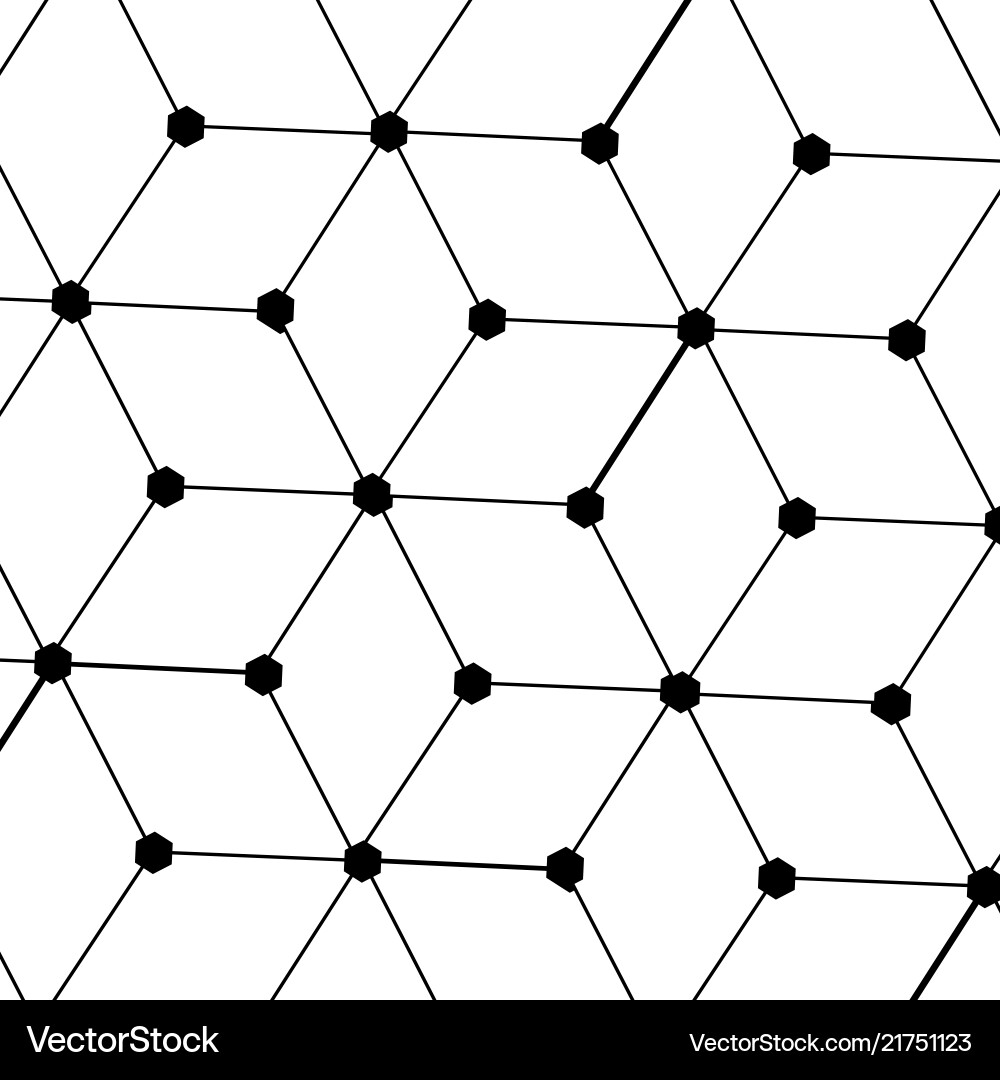 Pattern abstract hexagon square design imag Pattern abstract hexagon square design imag Vector Image