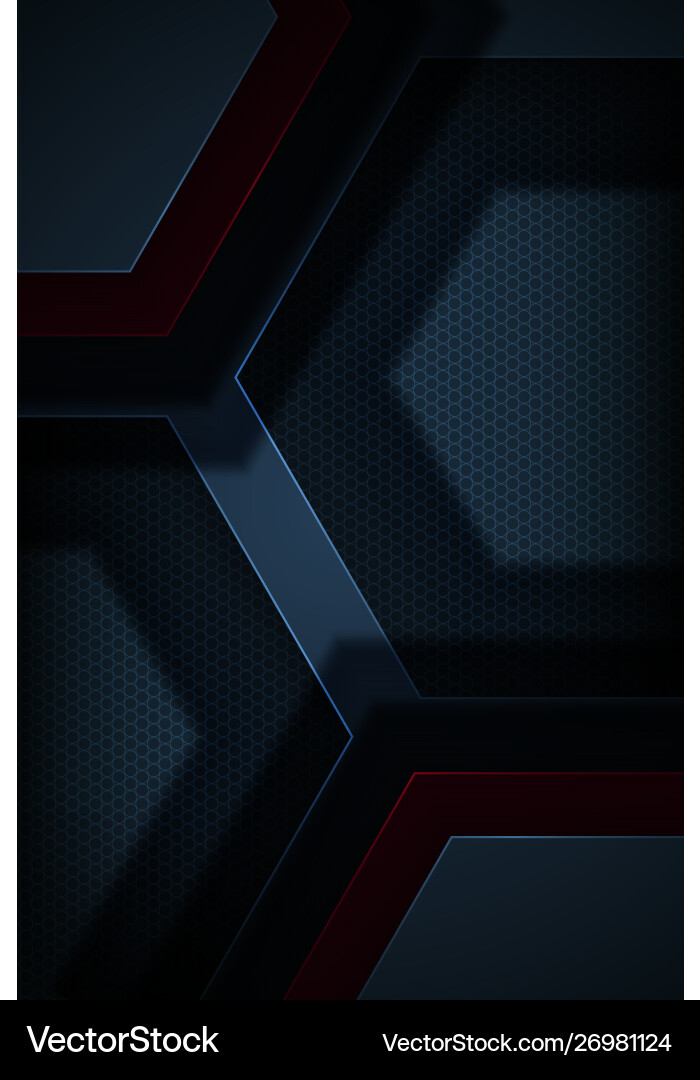Abstract background with overlapping vector image