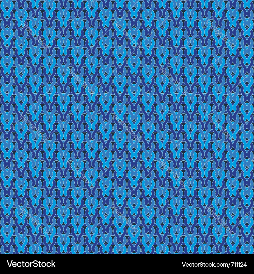 Intricate Knitted Fabric Pattern vector image
