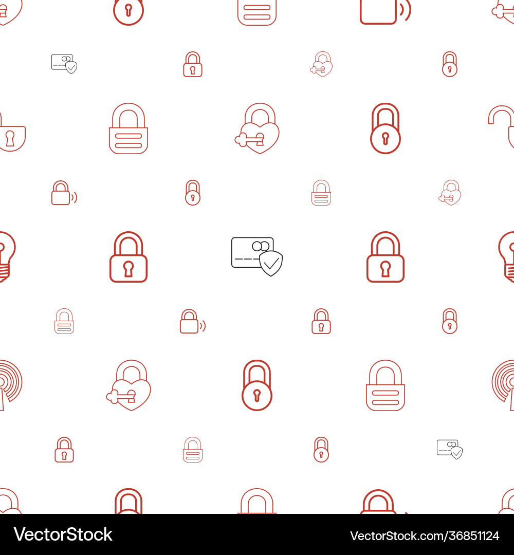 Padlock Icons Muster nahtlos weiß Hintergrund Padlock Icons Muster nahtlos weiß Hintergrund vektorbild