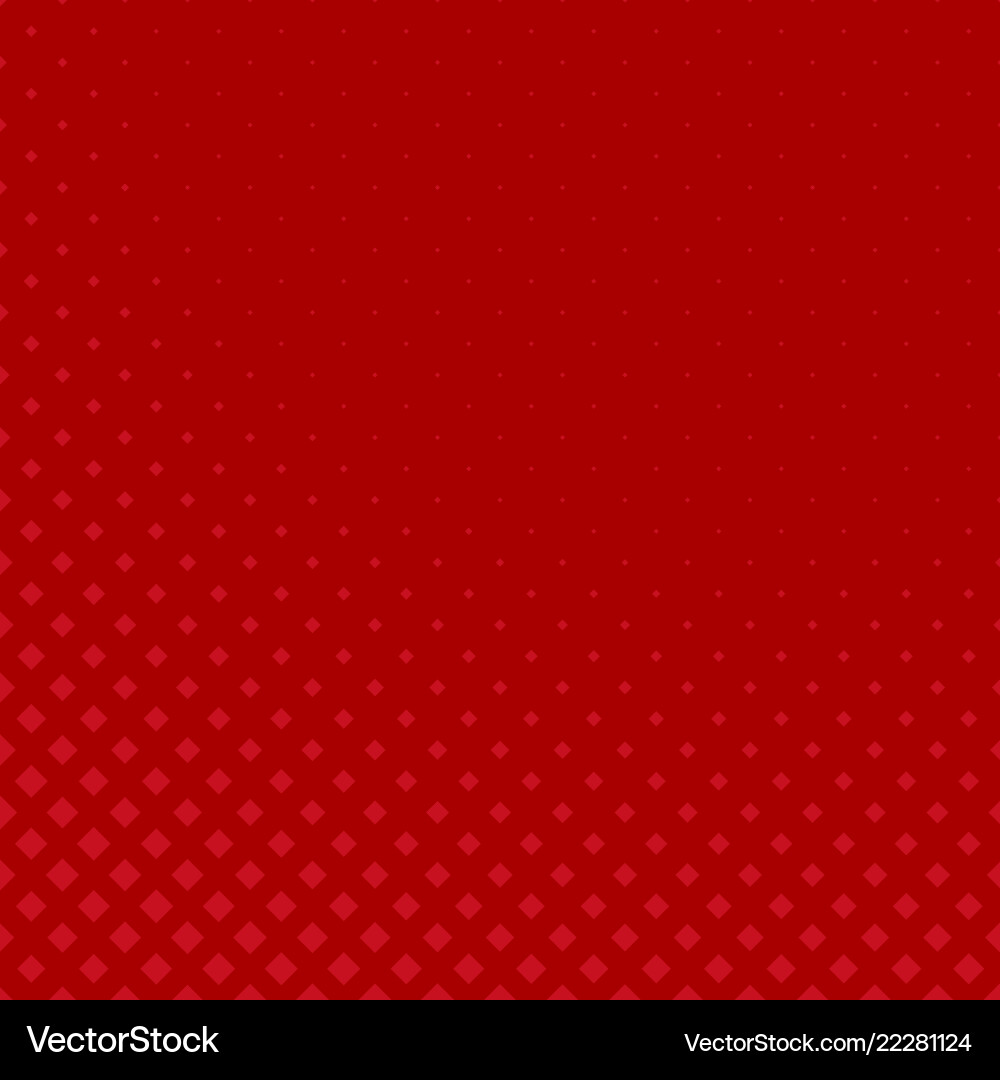 Red abstract simple halftone diagonal square vector image