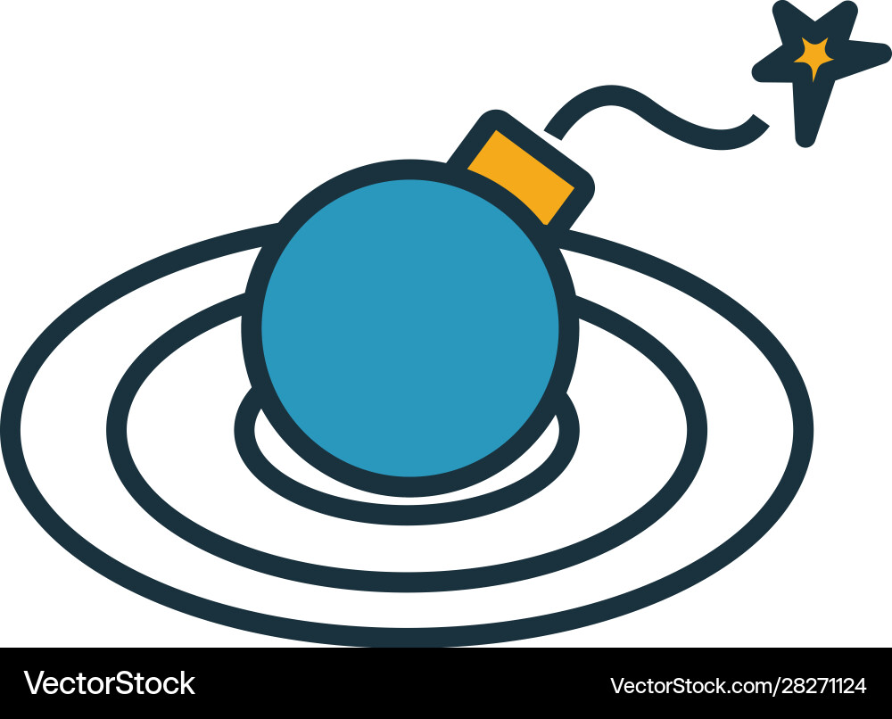 Scope of risk icon simple element from vector image