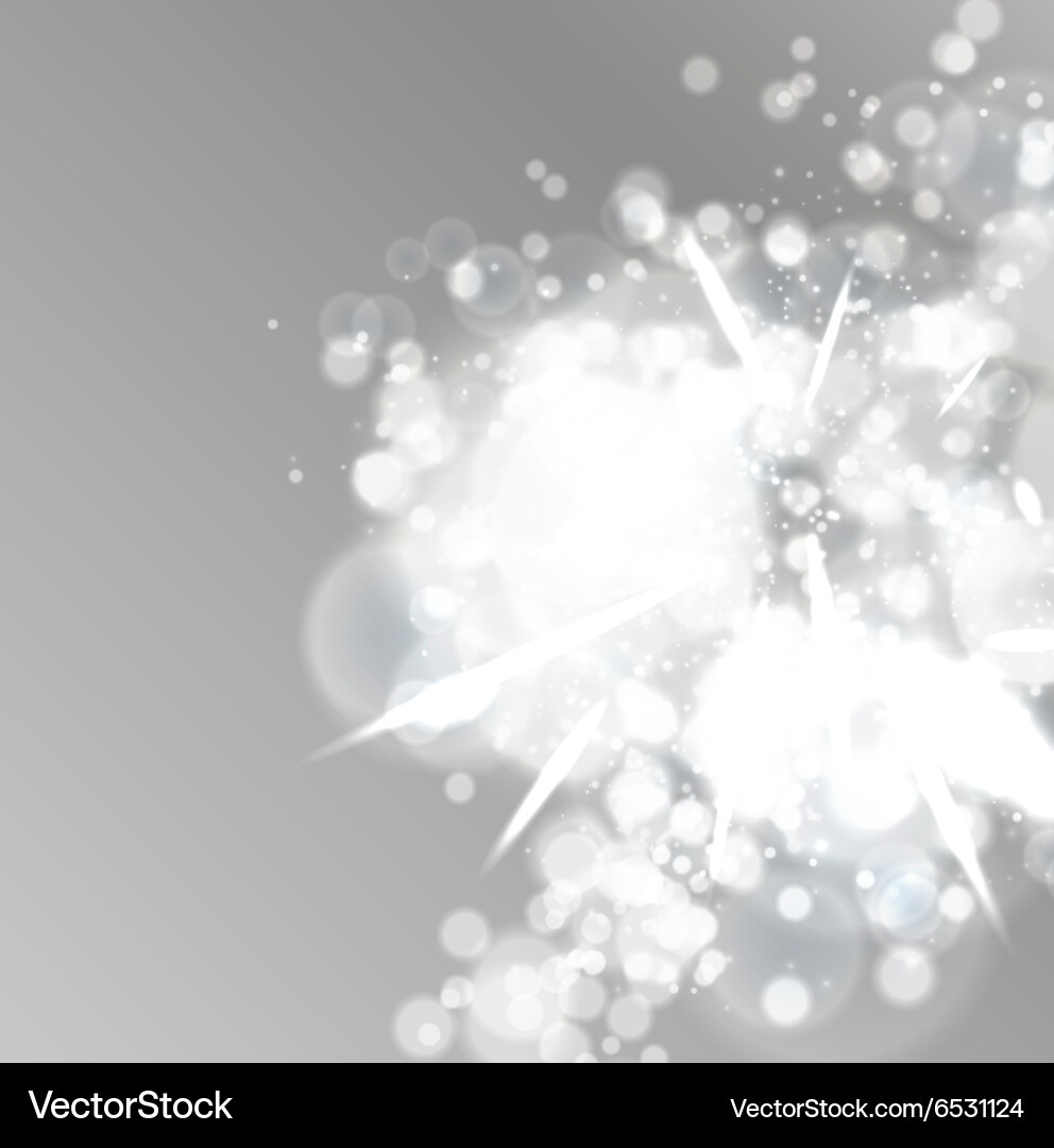 Soft colored abstract background with bokeh vector image