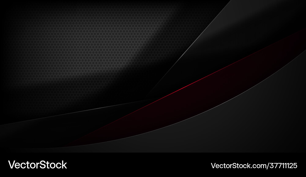 Black abstract background with overlapping Black abstract background with overlapping vector image