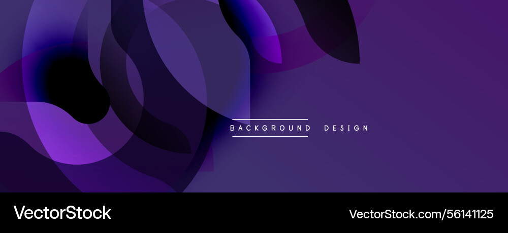 Purple abstract shapes overlap creating dynamic Purple abstract shapes overlap creating dynamic Vector Image