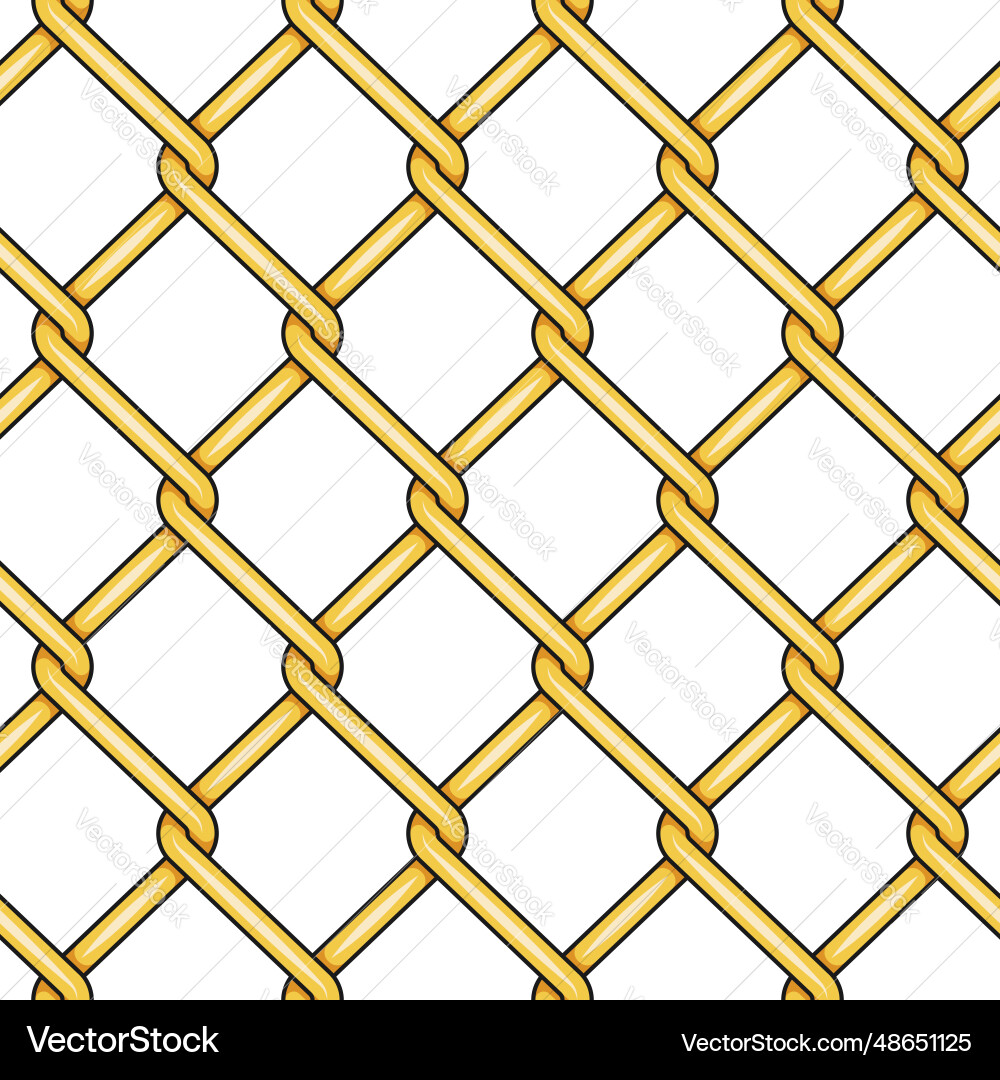 Seamless pattern with gold mesh netting Seamless pattern with gold mesh netting vector image