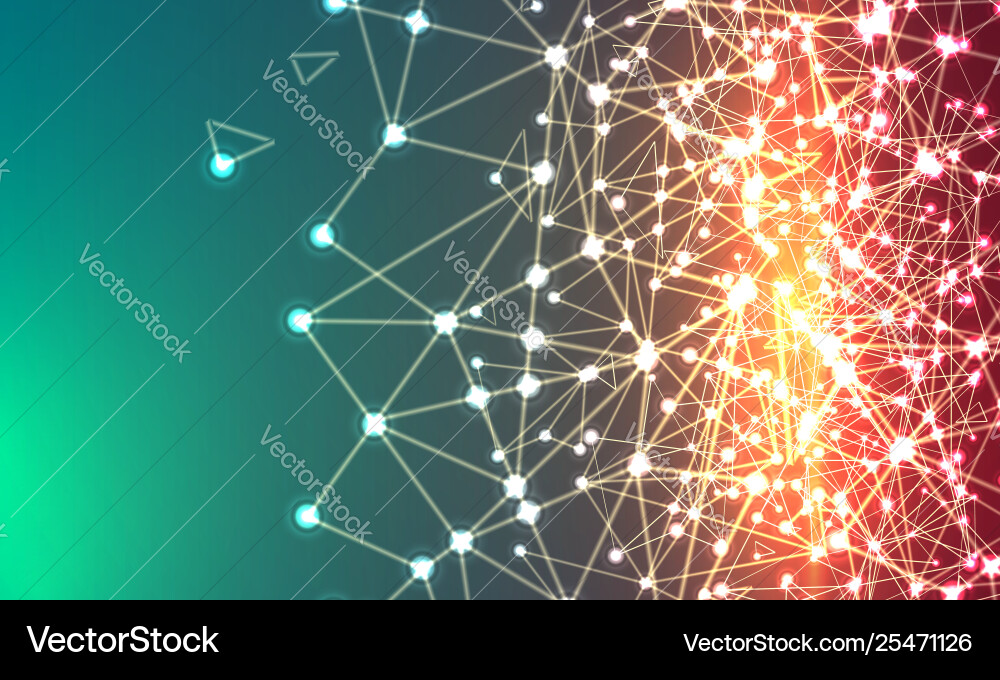 Abstract polygonal colorful background Vector Image