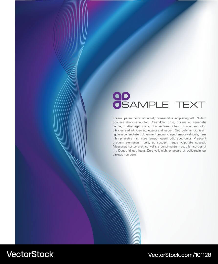 Abstract Swirl Background vector image