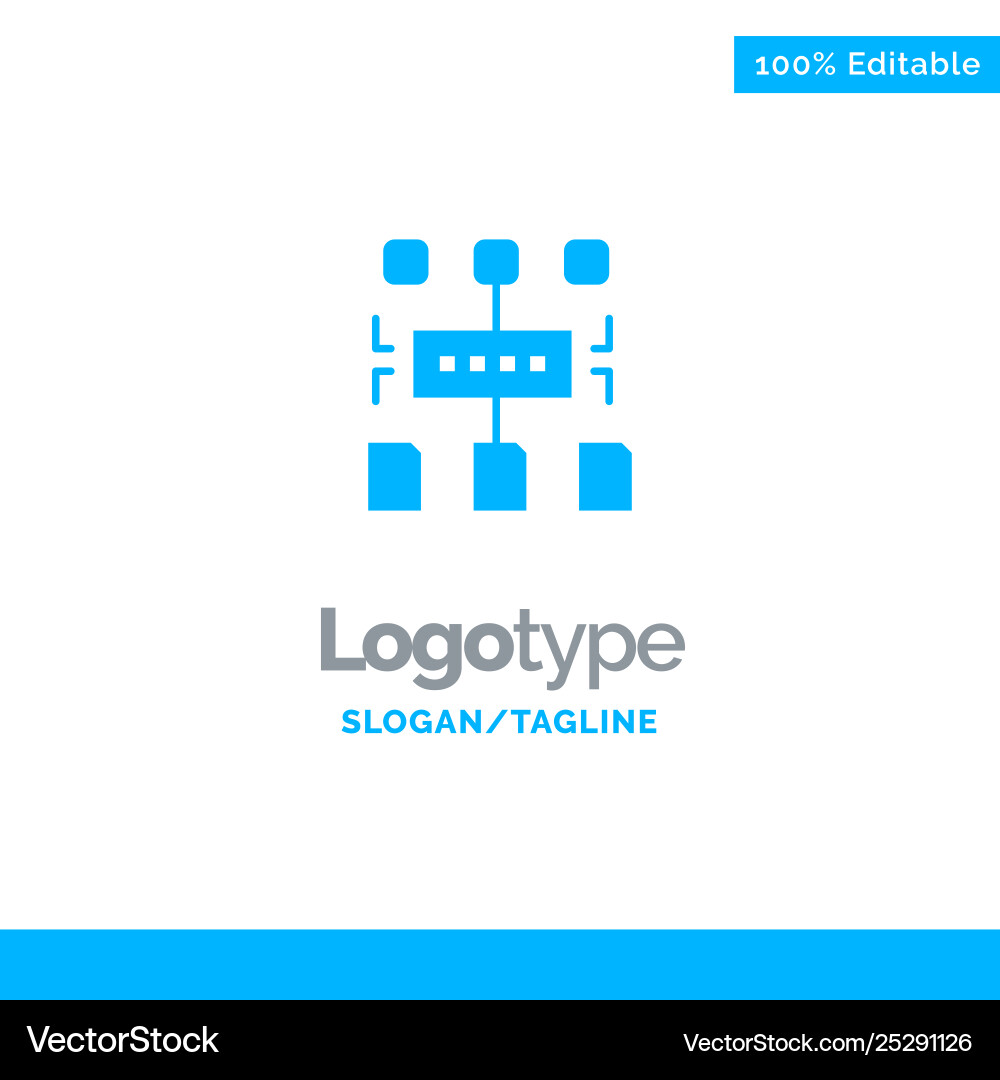 Algorithm program user document blue business Algorithm program user document blue business vector image