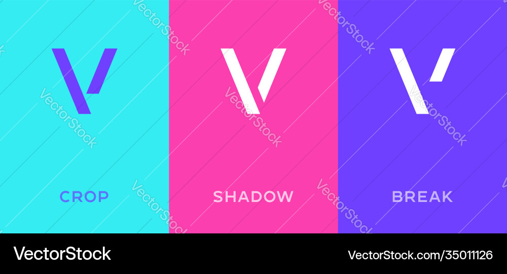 Brief v minimale Logo-Symbol-Designvorlage Brief v minimale Logo-Symbol-Designvorlage vektorbild