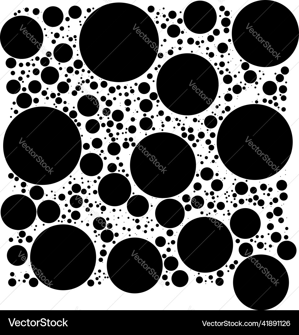 Random circles pattern texture vector image
