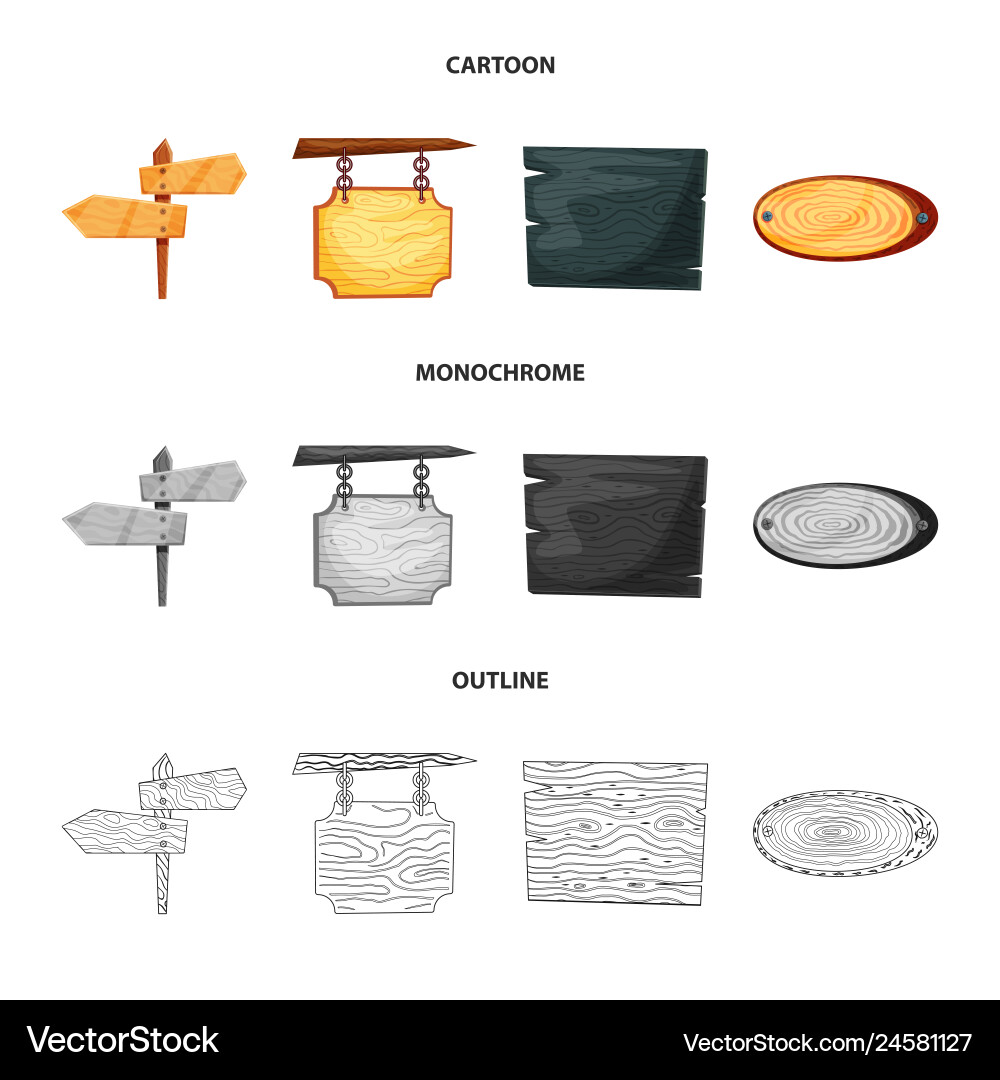 Isolated object of raw and forest logo collection Isolated object of raw and forest logo collection vector image