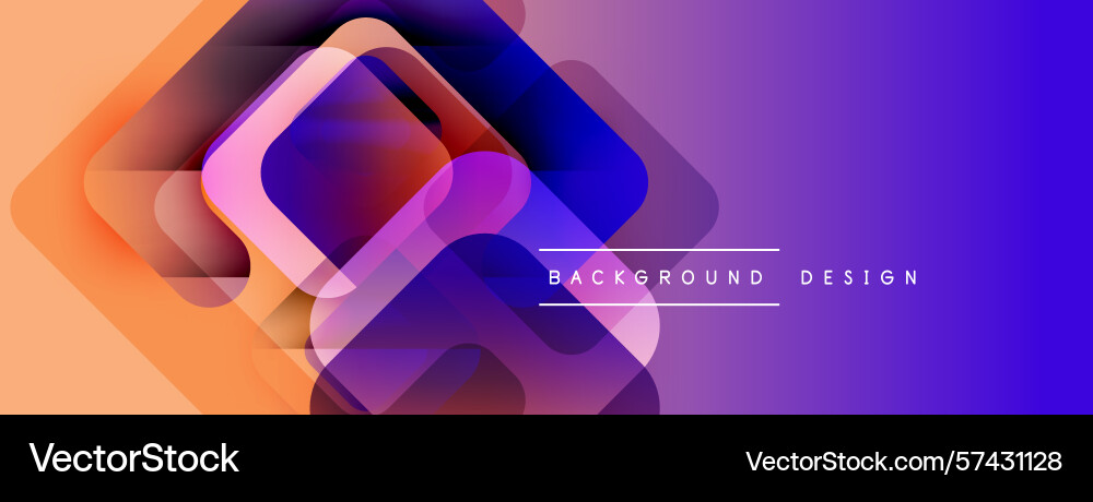 Abstract geometric shapes overlap creating Abstract geometric shapes overlap creating Vector Image
