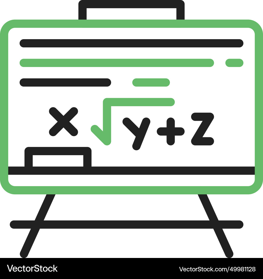 Classroom board icon image Vector Image