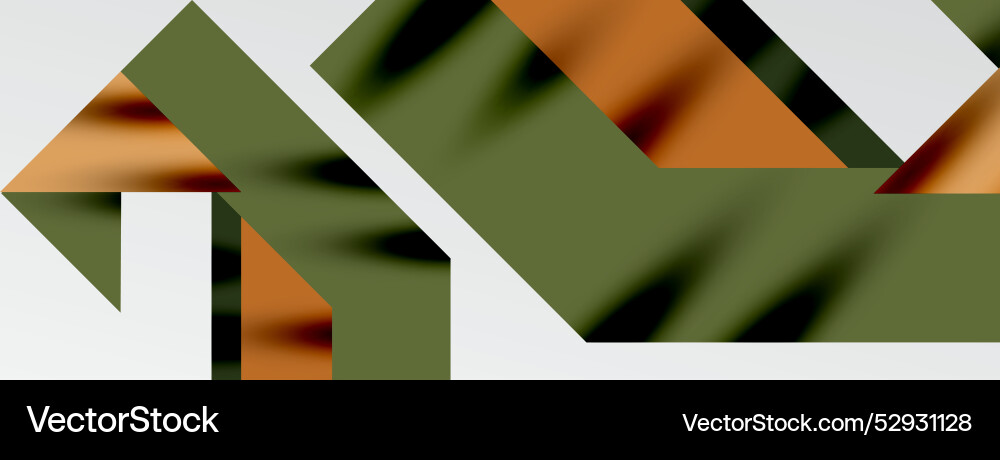 Dynamic lines and triangles Vector Image