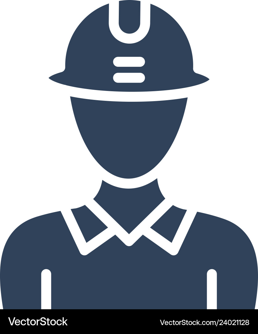 Engineer icon which can easily modify or e vector image