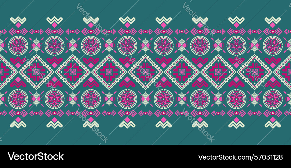 Fabric pattern 06 Vector Image