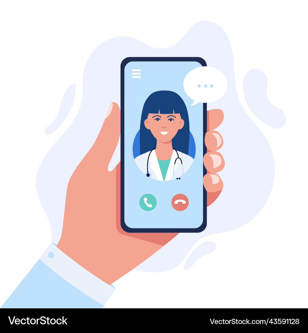 Online Medizin Konzept Online Medizin Konzept vektorbild