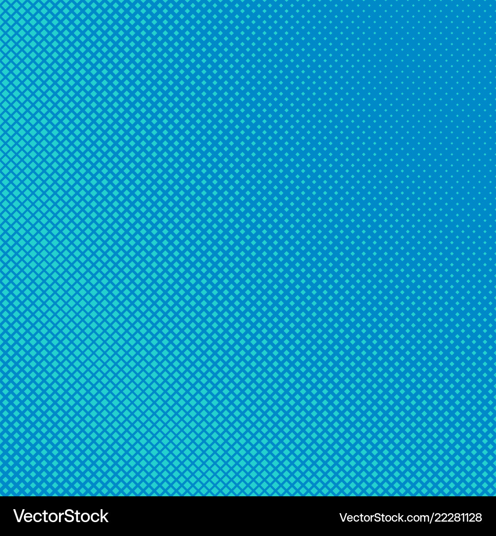 Retro halftone square pattern background vector image